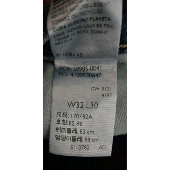 Levi Straus Signature Relaxed Mens Blue Jeans Pants Size 32x30 Medium Wash Levis - Picture 6 of 12